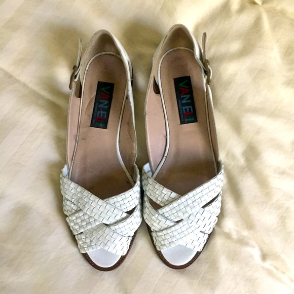 Vaneli Shoes - Vaneli White Sandals